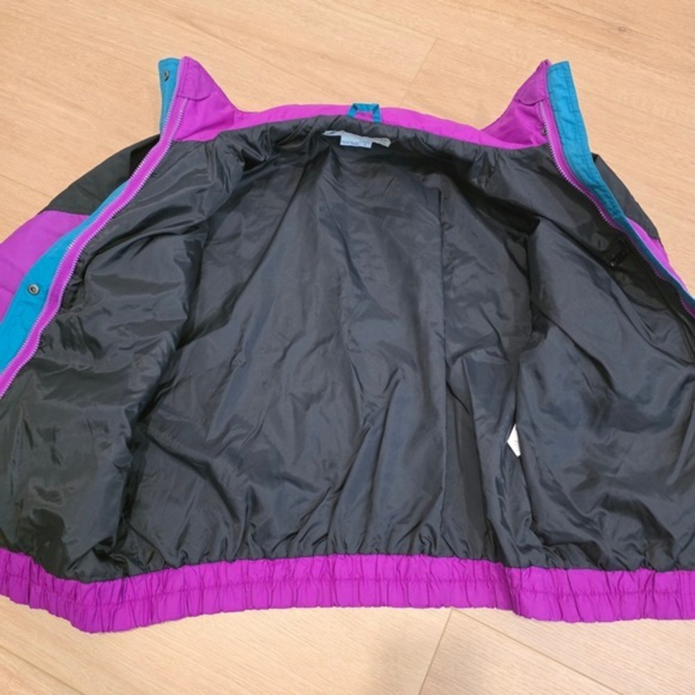 Vintage Columbia Radial Sleeve Purple Winter Jacket Coat Womens L Powder Keg - Picture 4 of 11